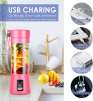 Přenosný USB smoothie maker - fialová